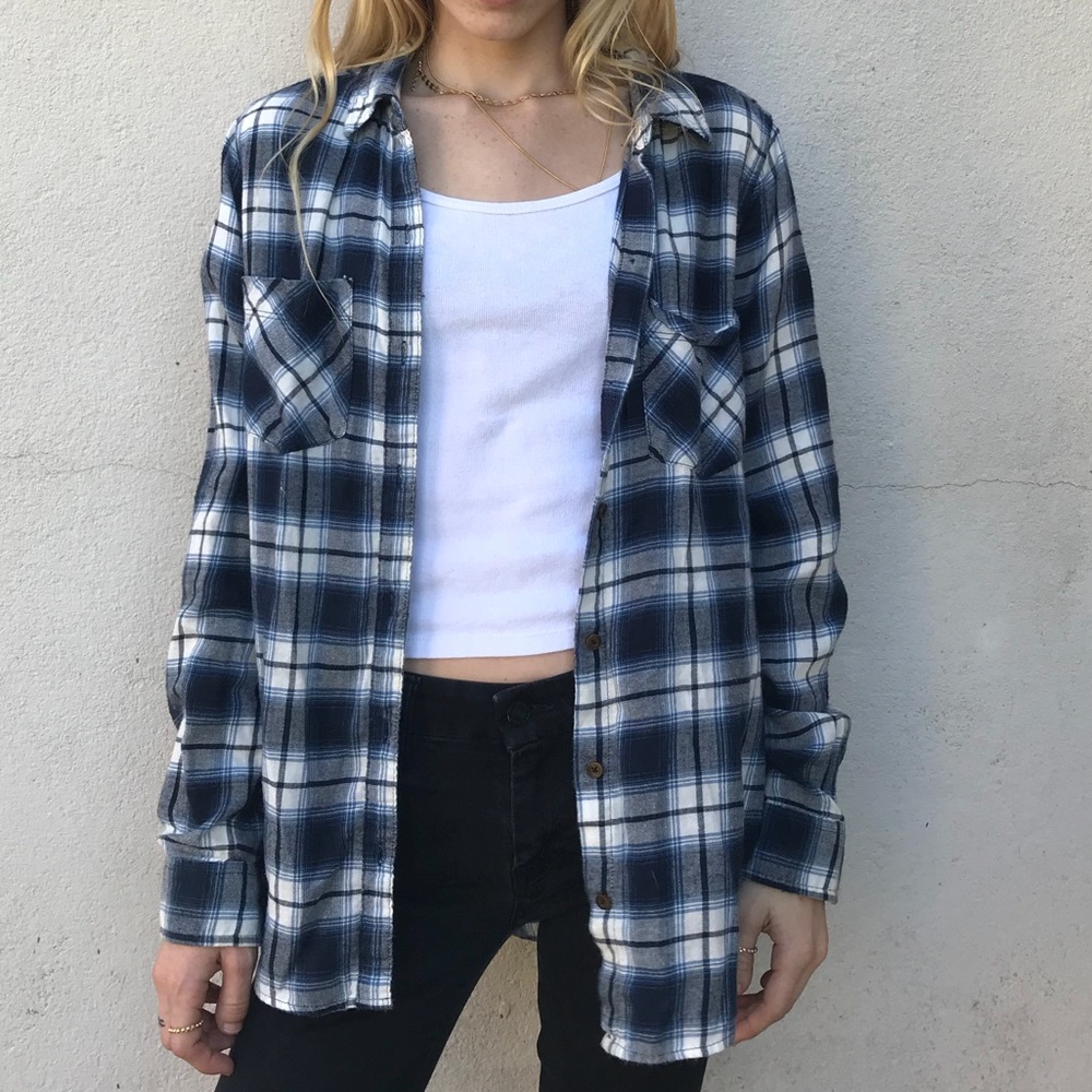 Blue flannel
